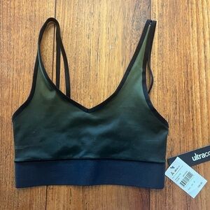NWT Ultracor Lux Essentials Nova Sports Bra Athleisure Activewear Sustainable